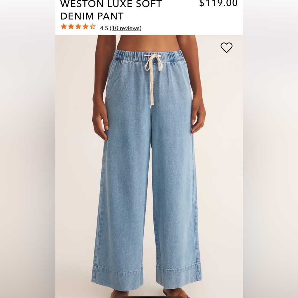 Z Supply Weston Luxe Soft Denim Pant